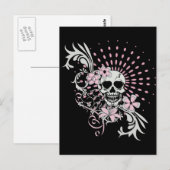  schedel briefkaart (Voorkant / Achterkant)