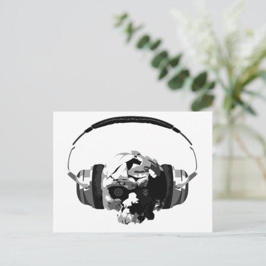 schedel briefkaart (Staand voorkant)