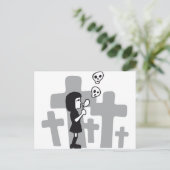 schedel briefkaart (Staand voorkant)