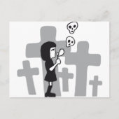 schedel briefkaart (Voorkant)