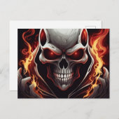 Schedel Briefkaart (Voorkant / Achterkant)