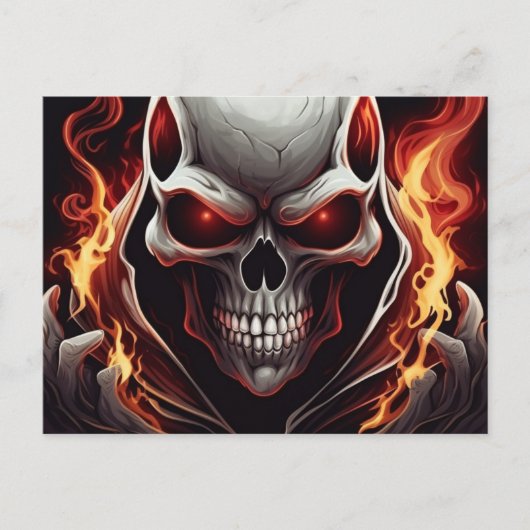 Schedel Briefkaart (Voorkant)