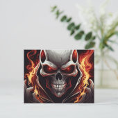 Schedel Briefkaart (Staand voorkant)