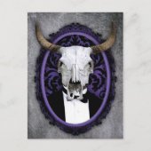  schedel briefkaart (Voorkant)