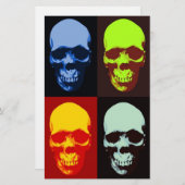 schedel briefpapier (Voorkant / Achterkant)