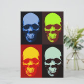 schedel briefpapier (Staand voorkant)