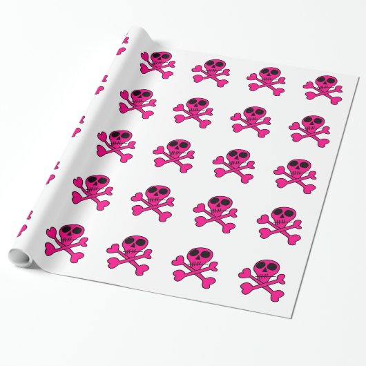 Schedel Cadeaupapier (Uitgerold)