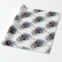 schedel cadeaupapier