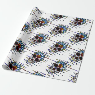 schedel cadeaupapier
