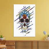 schedel canvas afdruk (Insitu (Woonkamer))