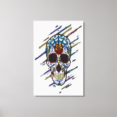 schedel canvas afdruk (Voorkant)