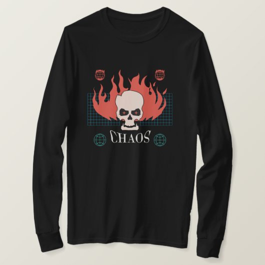 Schedel Chaos T-shirt (Design voorkant)