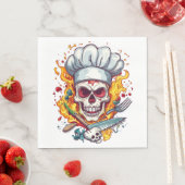 Schedel Chef Keuken Meester Servet (Insitu)