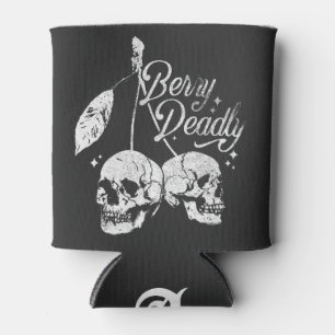 Schedel Cherry Spooky en Sweet Gothic Halloween Blikjeskoeler