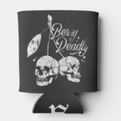 Schedel Cherry Spooky en Sweet Gothic Halloween Blikjeskoeler (Achterkant)