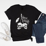 Schedel Cherry Spooky en Sweet Gothic Halloween T-shirt<br><div class="desc">Introductie van onze edgy en humoristische "Berry Deadly" Skull Cherry T-Shirt, de perfecte aanvulling op je gotische garderobe dit spooky seizoen. Dit unieke schedel shirt heeft een opvallend ontwerp met twee schedels slim geïllustreerd als kersen, vergezeld van de geestige zin "Berry Deadly." Omarm de Halloween spirit met dit unieke stuk...</div>