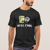 Schedel Code V2: Skullnskin Grafische T-shirt Door (Voorkant)