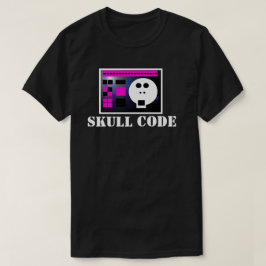 Schedel Code V4: Skullnskin Grafische T-shirt Door