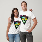 Schedel, Cool, Botten T-shirt (Unisex)