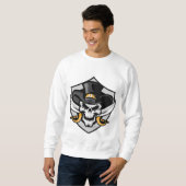 Schedel Cowboy Sweatshirt (Voorkant volledig)