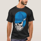 Schedel Cricket Helm T-shirt (Voorkant)