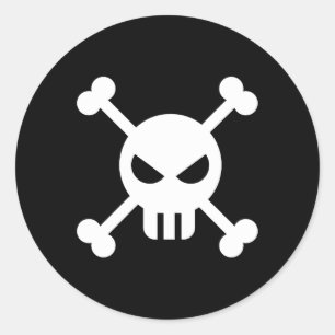Schedel & Crossbone Sticker Blad