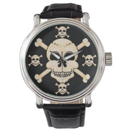 Schedel & Crossbones Polshorloge Horloge