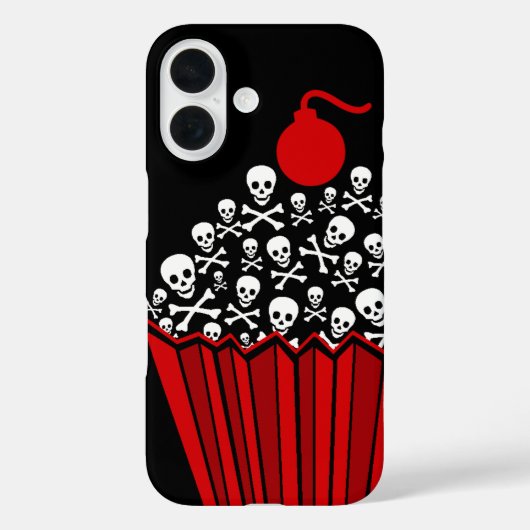 Schedel Cupcake Case-Mate iPhone Hoesje (Achterkant)