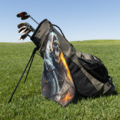Schedel des Doods Golfhanddoek (Groen)