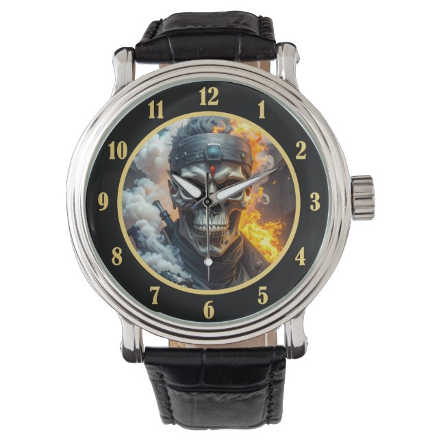 Schedel des Doods Horloge (Voorkant)