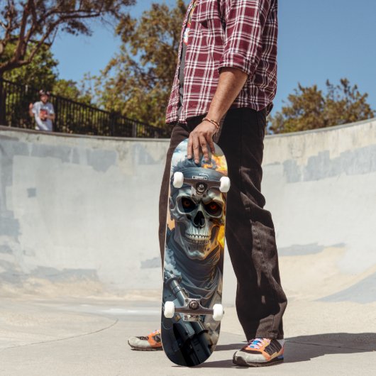 Schedel des Doods Persoonlijk Skateboard (Buiten 2)