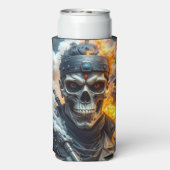 Schedel des Doods Seltzer Blikjeskoeler (Seltzer Achterkant)