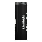 Schedel dijen en slaap beroofd thermosbeker (Achterkant)