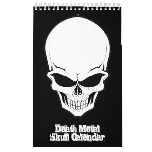 Schedel 💀 Dood Metaal Cranium Collectie 🔥 Kalender