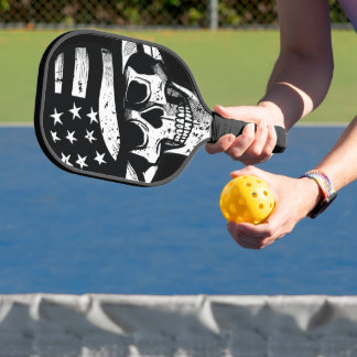 Schedel Draag USA Pet Zwart & Wit Pickleball Paddle