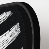 Schedel Draag USA Pet Zwart & Wit Pickleball Paddle (Links Detail)