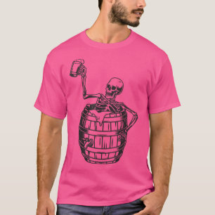 schedel drink zomer grappig Beer me Skeleton Scary T-shirt