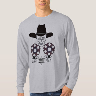 schedel dubbele pistool badge Dodge City, Kansas s T-shirt