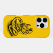Schedel - Duivelskop met slang iPhone Hoesje (Achterkant horizontaal)