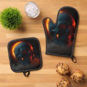 Schedel Eclipse Halloween Ovenwant Set (Top down)