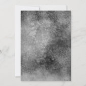 Schedel & een stapel botten Halloween-feest uitnod Kaart (Achterkant)