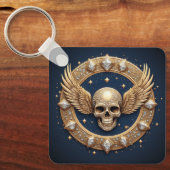 💀Schedel Embleem Voor Gotische Decoratie Sleutelhanger (Voorkant)
