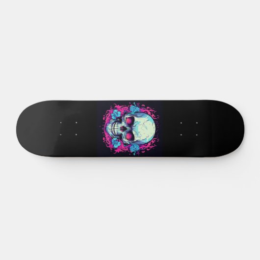 Schedel Emo Persoonlijk Skateboard (Horizontaal)