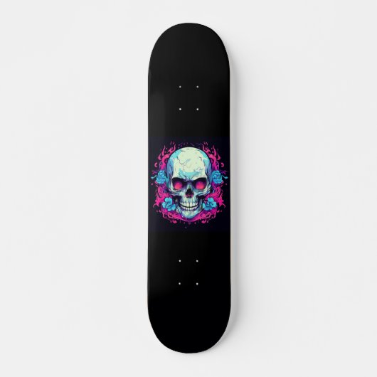 Schedel Emo Persoonlijk Skateboard (Voorkant)