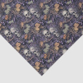  schedel en bloemenhalloween tissuepapier (Detail)