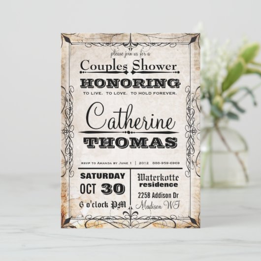  schedel en bloemkelders schoeisel uitnodigen kaart (Staand voorkant)