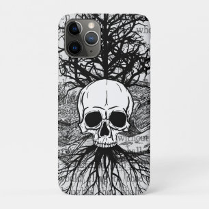 schedel en boeken Case-Mate iPhone case