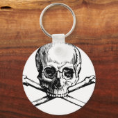 Schedel en Bot Sleutelhanger (Voorkant)