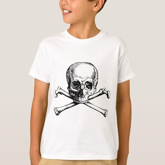 Schedel en Bot T-shirt (Voorkant)