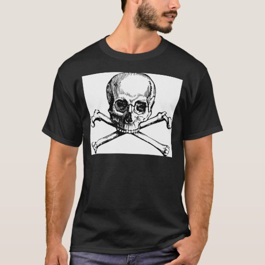 Schedel en Bot T-shirt (Voorkant)